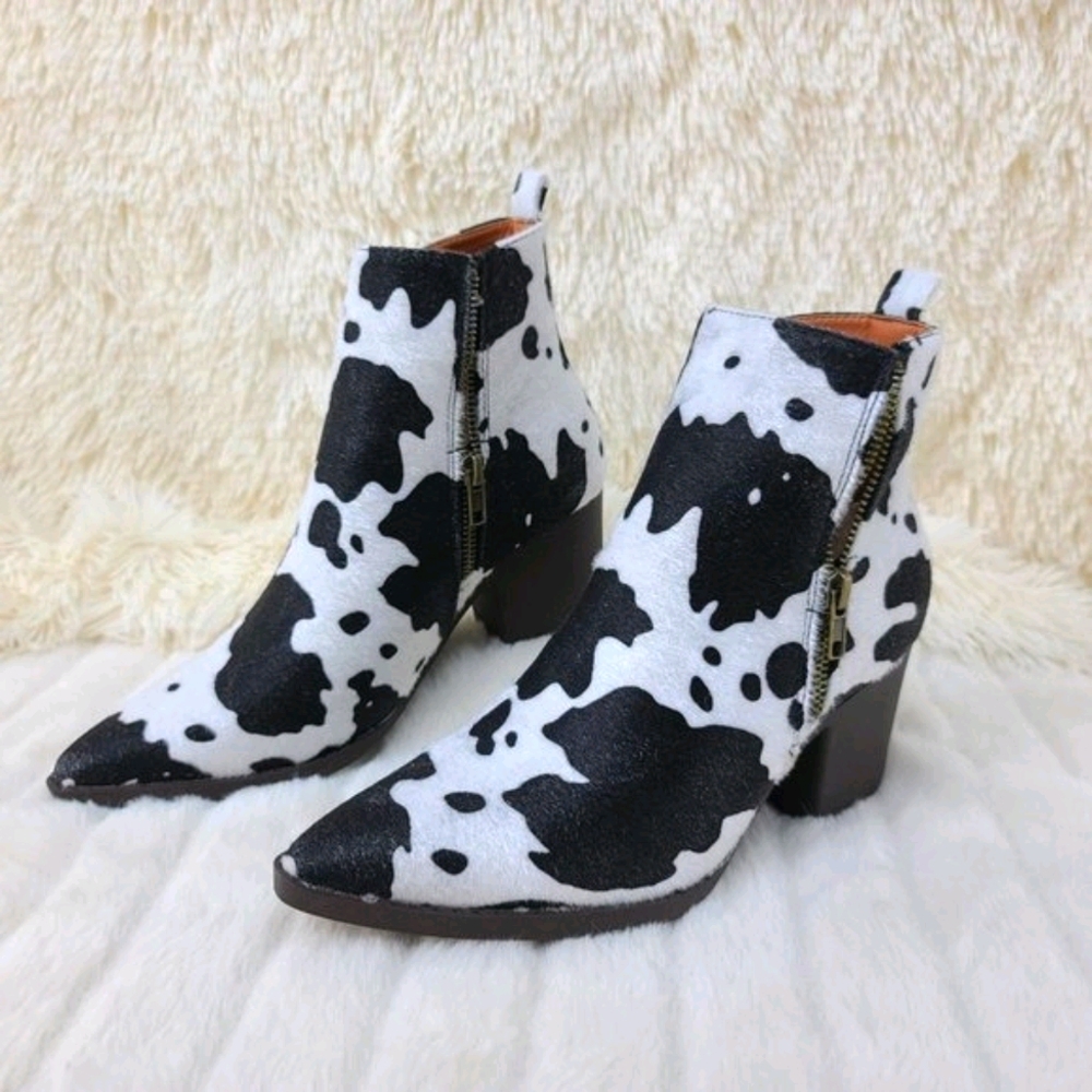 Sale Western Style Slip on Booties 2.5 inch Heel - Picture 1 of 7
